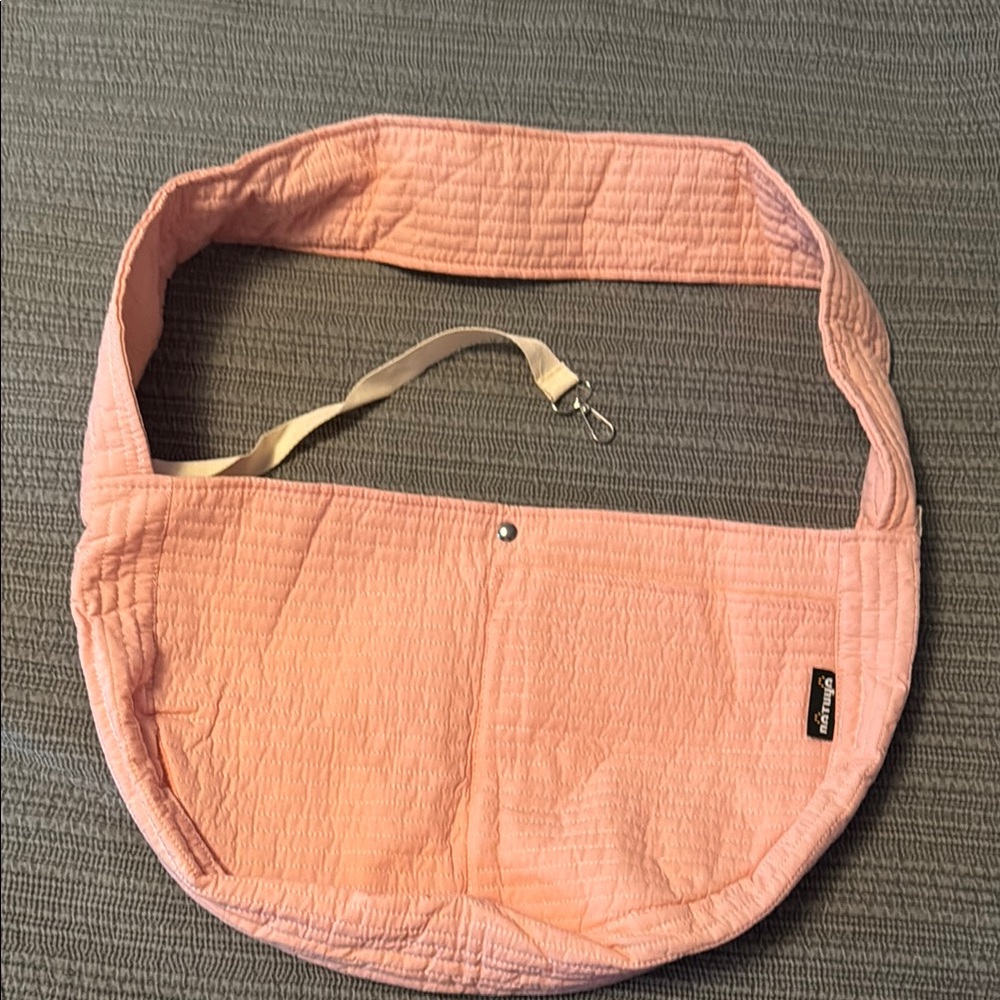 Pink Quilted Shoulder Bag